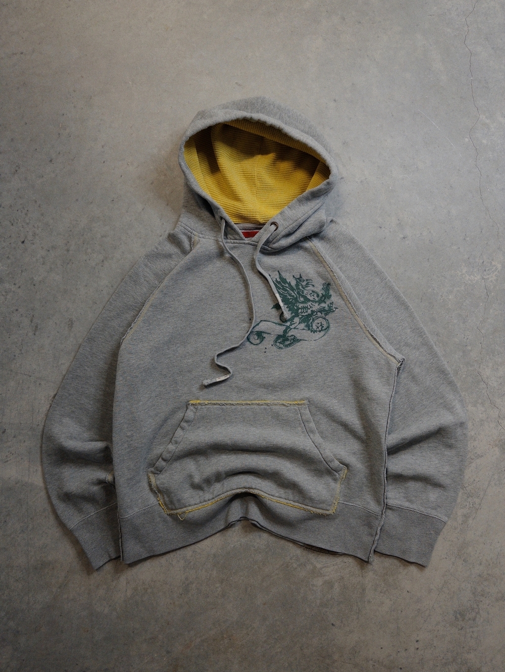 Gap 1969 Dragon Crest Thermal Lined Hoodie